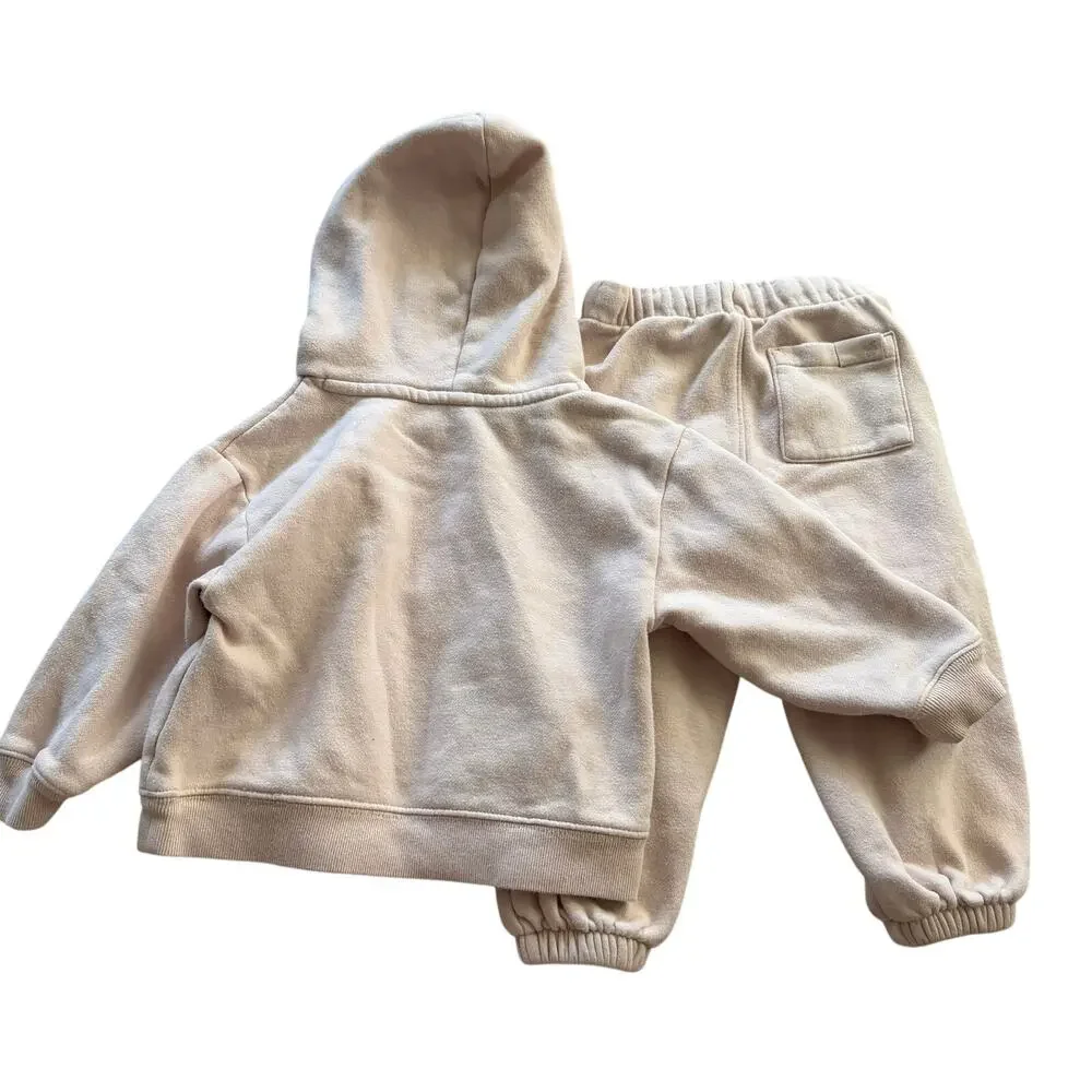 Baby Gap Jogger Set Disney Hoodie and Sweatpants Pink Girls 2T